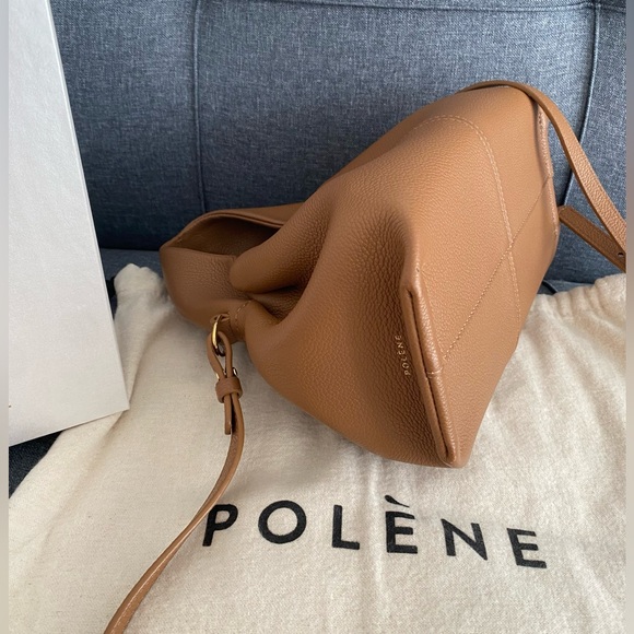 Polene Neuf Mini Nine Camel Brown EUC - Picture 9 of 17